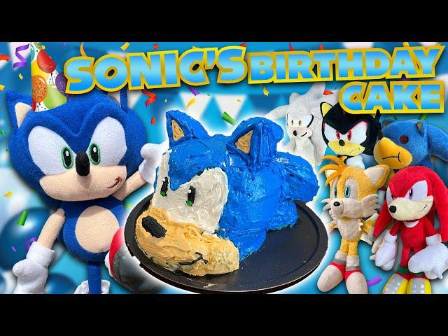 Sonic Plush: Sonic's Birthday Cake!