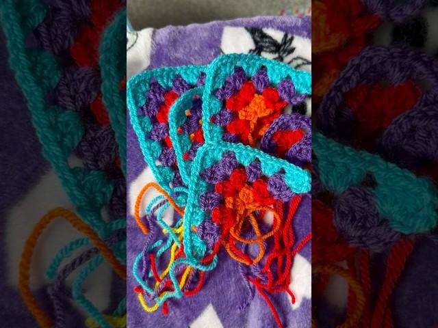 Working on the Ariana Cardigan #crochet #grannysquare #crochepodcast #crocheting #crochetpatterns