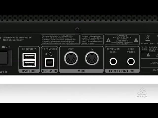 X-TOUCH COMPACT Universal USB/MIDI Controller with 9 Touch-Sensitive Motor Faders
