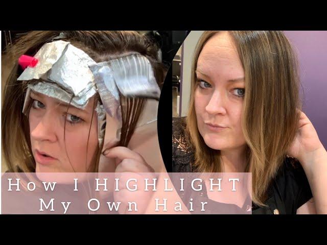 How I HIGHLIGHT My Own Hair | Foiling Tips