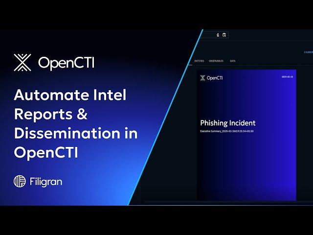 Automate Intel Reports & Dissemination with Ariane AI in OpenCTI