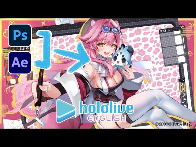 How i animated Raora Panthera from Hololive EN! (Behind the Scenes)