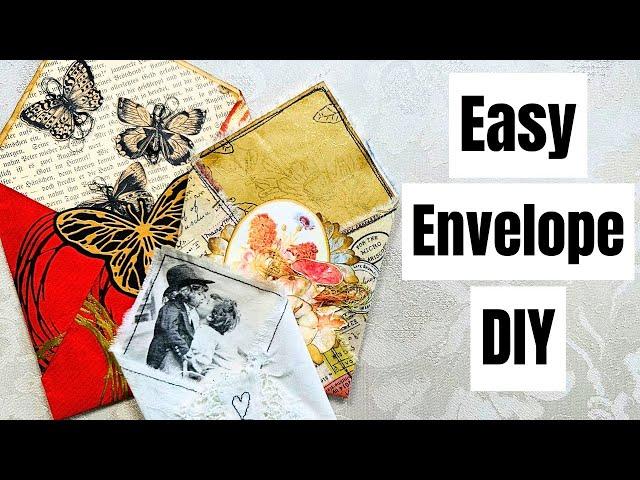 Pinterest Inspired Envelope DIY: 3 Unique Looks