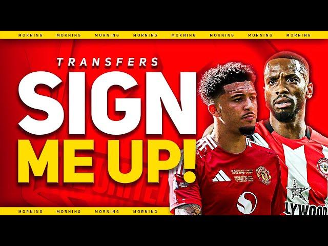 Sancho WANTS PSG Transfer! Ugarte WANTS United! Toney LOAN! Man Utd Transfer News