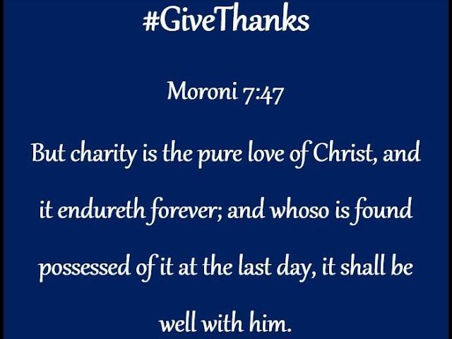 #GiveThanks - For the Charitable Acts of Others