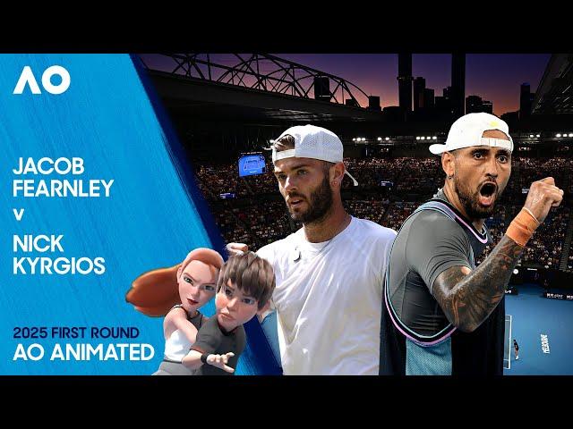 LIVE | Jacob Fearnley v Nick Kyrgios | AO Animated | Australian Open 2025