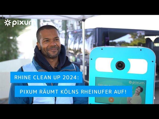 Pixum beim Rhine CleanUp 2024