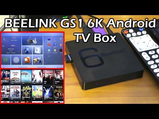 BEELINK GS1 6K Android TV Box Home Entertainment System