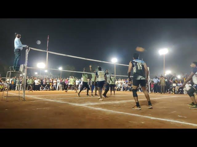 Hyderabad City Police Vs Cyberabad City Police Volleyball final match. Final Set