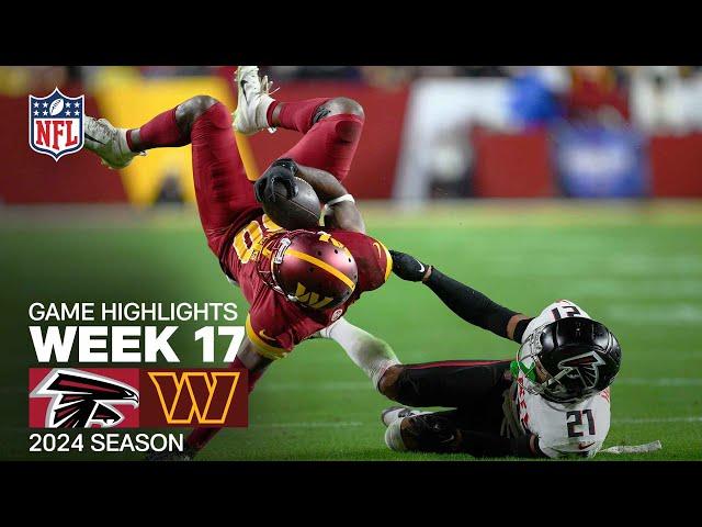 Atlanta Falcons vs. Washington Commanders Game Highlights | 2024 Week 17