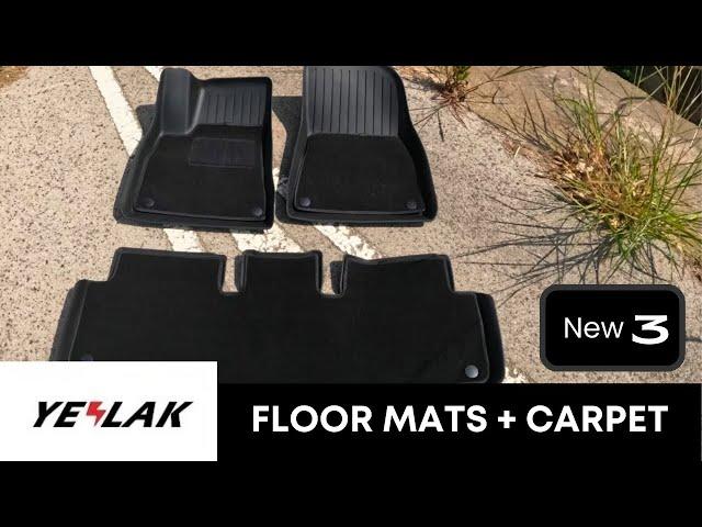 Tesla Model 3 Highland Accessories | YESLAK Floor Mats