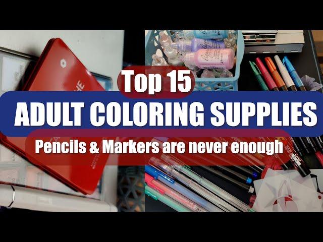 Must Have Adult Coloring Supplies