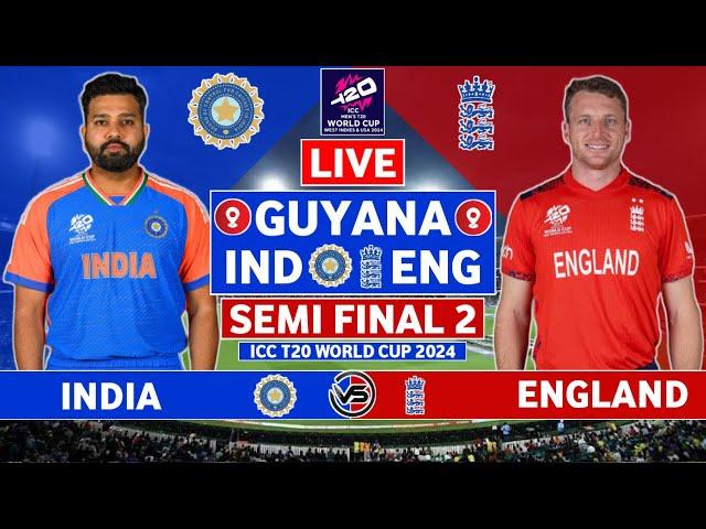 India vs England Live Match | IND vs ENG Live Match | ICC T20 World Cup 2024 Semi Final Live Match