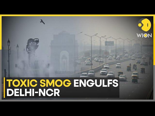 Delhi Air Pollution: Smog Causes Low Visibility In NCR, AQI 'Very Poor' For 15th Day | WION