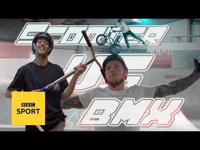 BMX vs Scooter: Ash Finlay & Dante Hutchinson tricks challenge | Versus: Ep 1 | BBC Sport