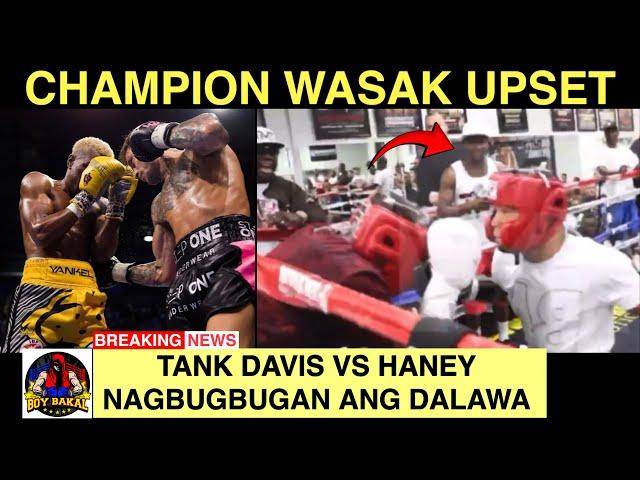 Champion UPSET Wasak Ang Pangarap | Haney Vs Tank Davis Hard Sparring , Floyd Ang Nagplano