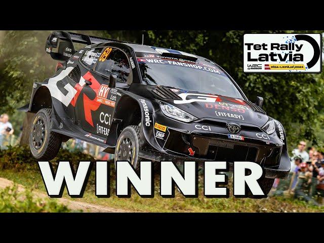 Tet Rally Latvia 2024 Winner | Kalle Rovanperä