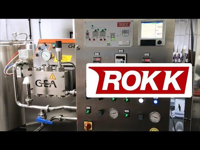 ROKK MP 1200 Ice Cream Mix Processing Pasteurisation Plant