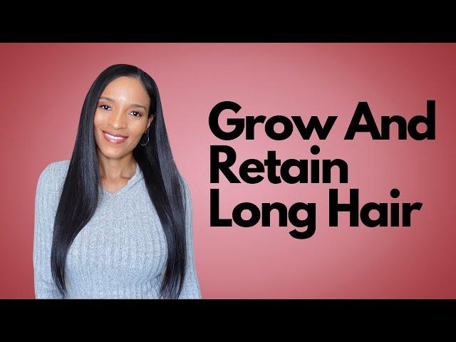 How To Grow And Retain Length | Long Heat Training Natural Hair