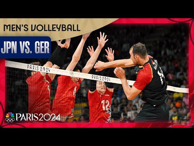 Germany STUNS second-ranked Japan in Olympic men's volleyball opener | Paris Olympics | NBC Sports