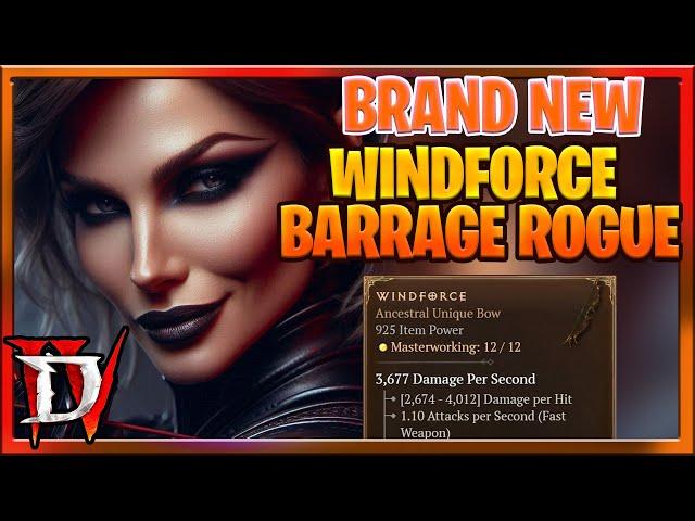 Diablo 4 Season 5 NEW ROGUE Build Using WINDFORCE After the BUFFS