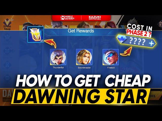 HOW TO GET CHEAPER DAWNING STAR SKINS FROM THE EVENT | DAWNING STAR EVENT 2024