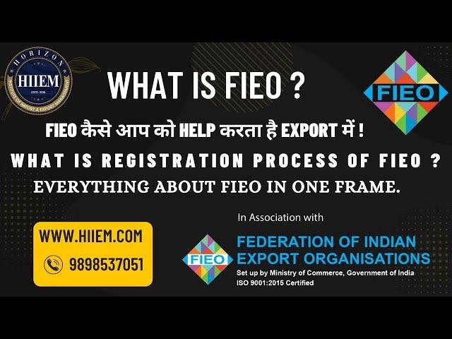 What is FIEO ? How fieo works, registration process, Everything about FIEO | By Sagar Agravat