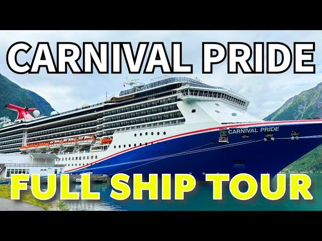 Carnival Pride (Newly Renovated) Full Cruise Ship Tour 2023