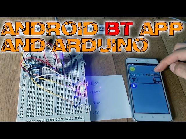Create a Bluetooth App and control the Arduino