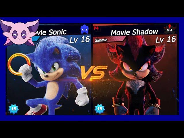 Sonic Forces : Movie Sonic VS Movie Shadow With Voice