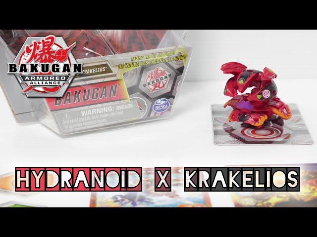 PYRUS/DARKUS HYDRANOID x KRAKELIOS (Core) Single Pack | Armored Alliance | BAKUGAN UNBOX