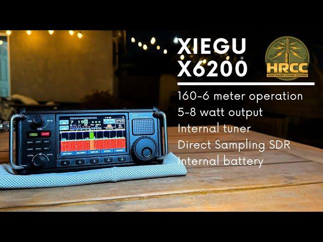 New Xiegu X6200 Ultra Portable QRP Ham Radio!