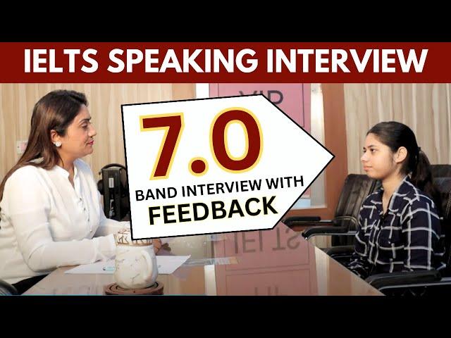 IELTS Speaking Interview - Band 7 with Feedback | Full IELTS Speaking Test 2023 | Sapna Dhamija