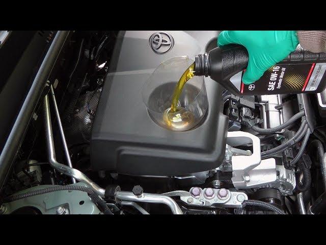 Toyota RAV4 (2019-2024): Oil Change In The New RAV4.