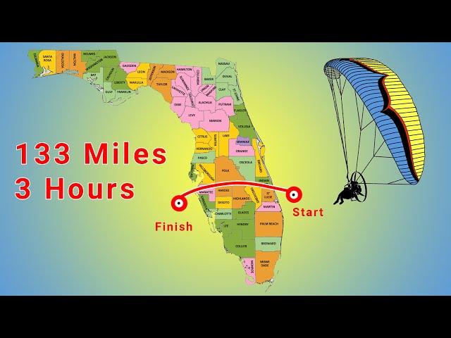 Attempting To Fly Across Florida On My Paramotor!