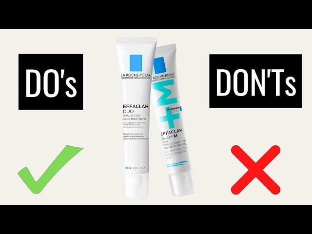 How To Use La Roche Posay Effaclar Duo Acne Spot Treatment