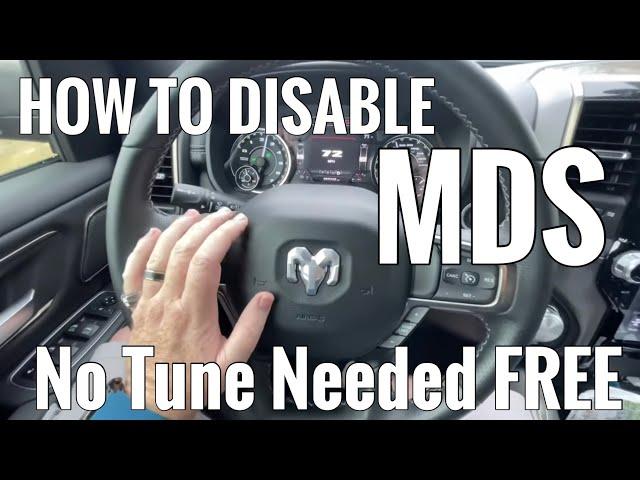 How to Disable MDS Fuel Management on ALL Dodge/Chrysler/RAM/Jeep Products FREE