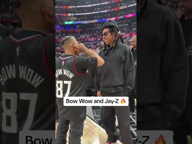 Bow Wow linked up with Jay Z after his halftime performance  #shorts