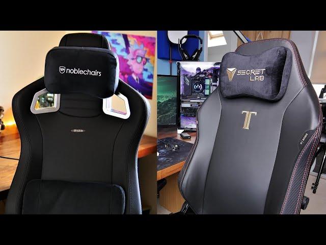 Secretlab Titan 2022 vs Noblechairs Epic Black Edition