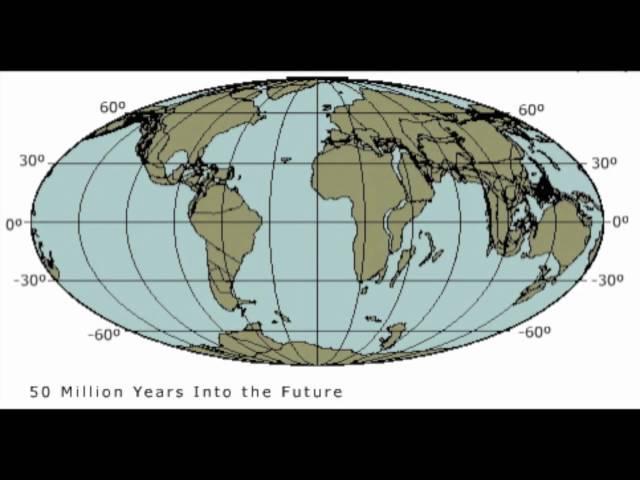 Future plate tectonics 100 million years