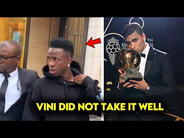 They Filmed Vinicius jr Crying after Ballon D'or loss to Rodri