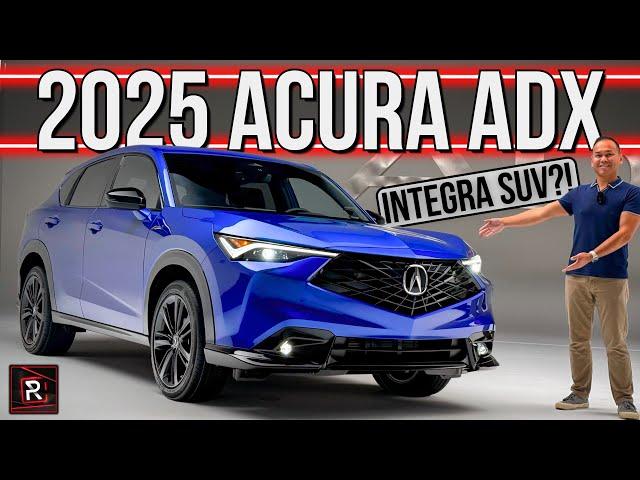 The 2025 Acura ADX A-Spec Is A Much Needed Gateway SUV With VTEC Turbo Power