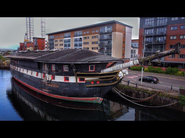 OLDEST Ship In The World HMS UNICORN Scotland