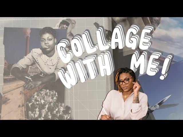 Collage with me: This was Unexpected! Tools + Tips For Collage Art