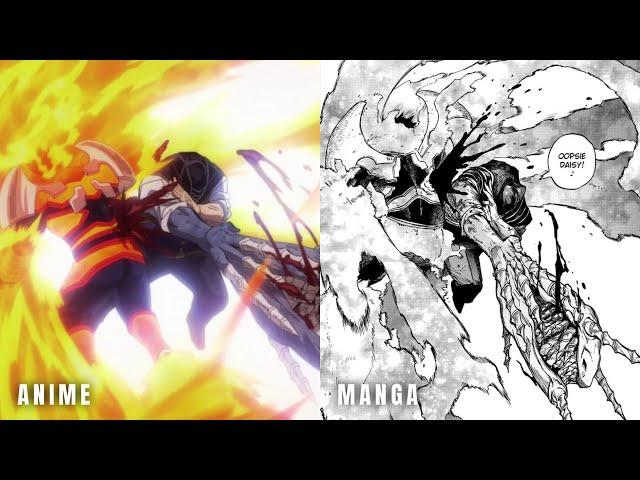 Anime VS Manga - My Hero Academia Season 7 Episode 9