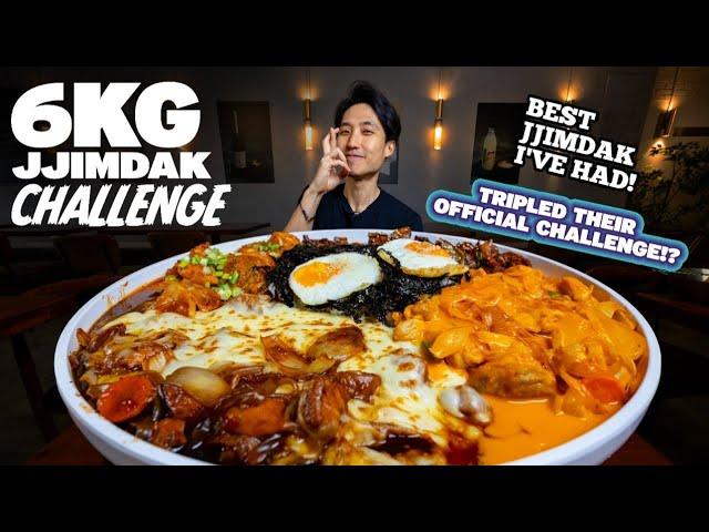 6KG JJIMDAK EATING CHALLENGE! | I TRIPLED THE CHALLENGE! | Incredible Korean Food at Boat Quay SG!