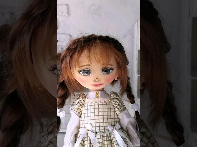 Art doll handmade 11 inches for private collection #music #diy #doll #artdoll #ooakdoll #handmade