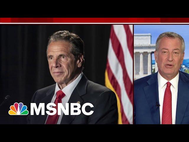 NYC Mayor Bill de Blasio Calls On Gov. Andrew Cuomo To Resign