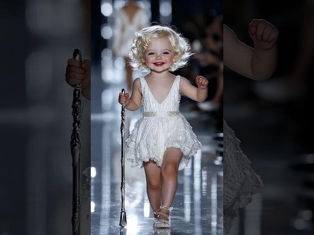 The Epitome of Baby Style on the  Runway #KidsFashion #RunwayShow #AIArt #YouTubeShorts#베이비패션쇼