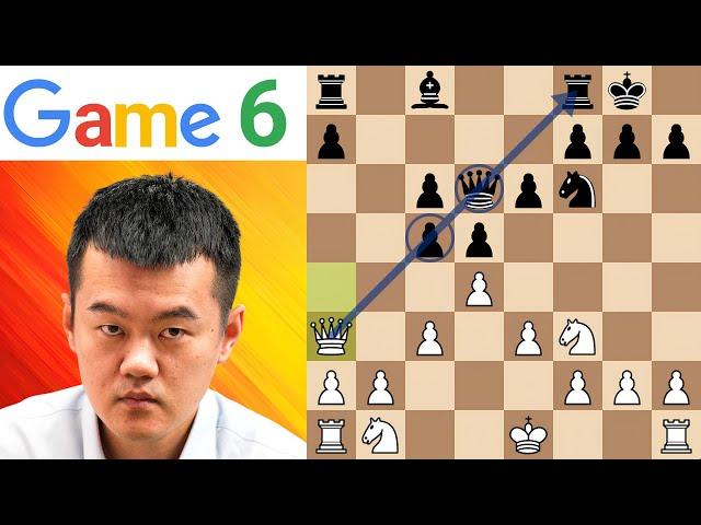 Game 6: Ding Liren vs Gukesh D | World Chess Championship 2024